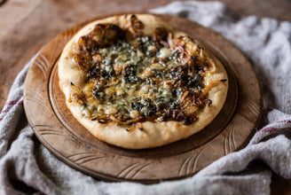 Caramelised Onion & Blue Cheese Pizza