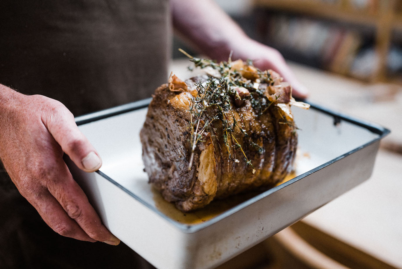 Roast Boneless Rib of Beef & Gravy, by Gill Meller Pipers Farm
