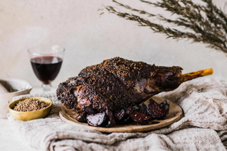 Spiced Leg of Mutton with a Simple Mint Sauce | Pipers Farm Recipe