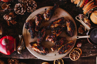 Christmas Spiced Chicken Wings | Pipers Farm Cookbook Christmas Recipe