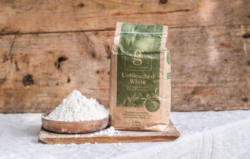 Gilchester's Organic, Stoneground Unbleached White Flour