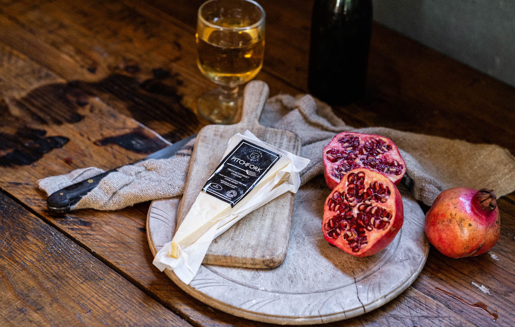 Pitchfork Organic Cheddar Trethowan Brothers Pipers Farm