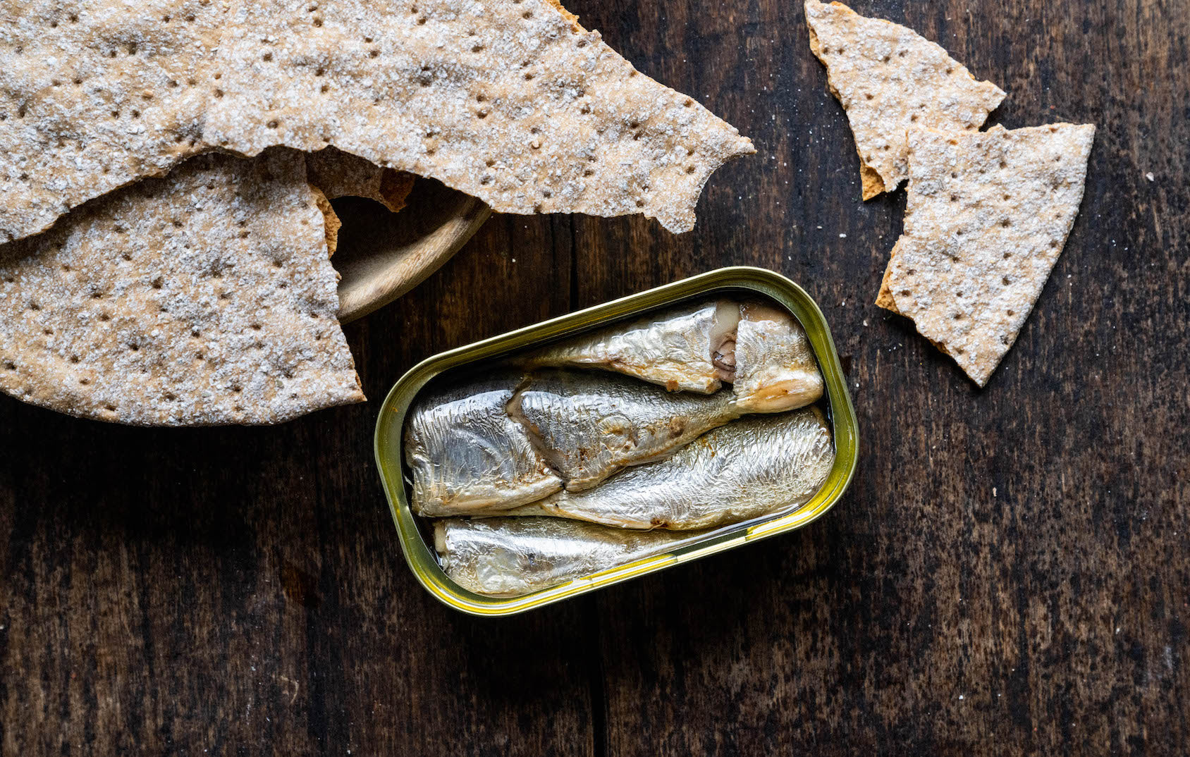 Rockfish, Mount's Bay Tinned Sardines with Olive Oil Pipers Farm