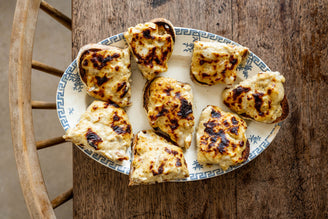 Smoked Haddock, Cheddar, Beer & Mustard Toasts