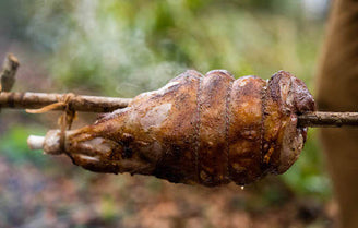 DIY Spit Roast Lamb Leg, by Gill Meller