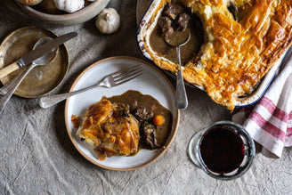 Beef Pie with Lovage & Oyster Mushrooms