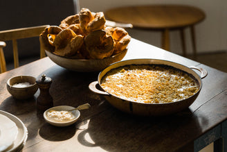 Leek Gratin with Ceps & Parsley, by Gill Meller