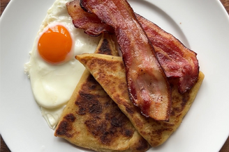 Potato Cakes with Bacon, by Cherie Denham | Pipers Farm Recipe | Real Bread Week 2024