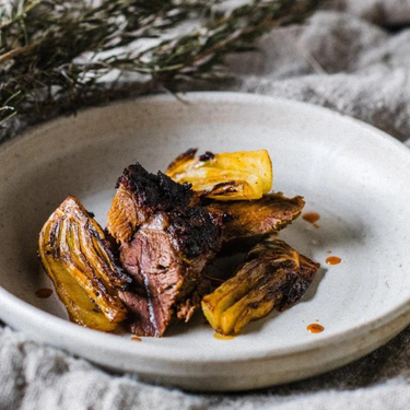 Harissa Spiced Mutton Shoulder with Roasted Fennel | Pipers Farm Recipe