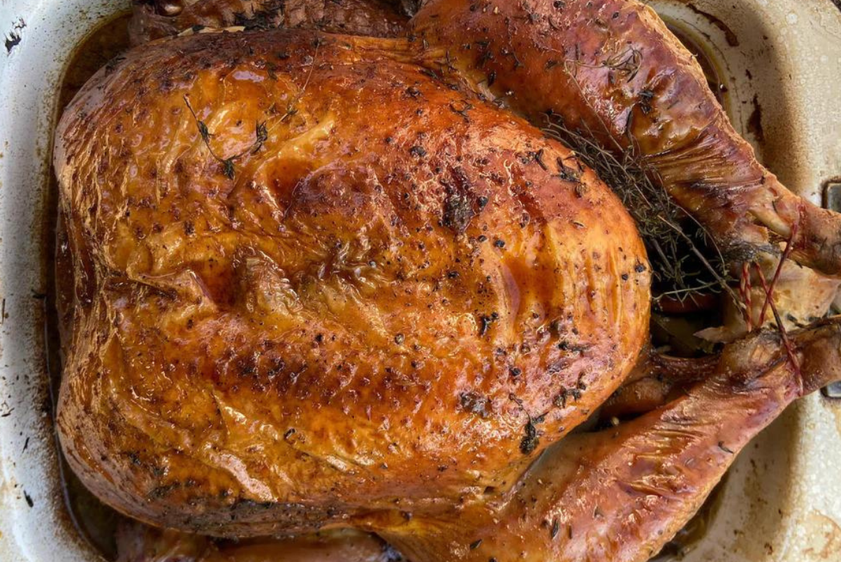 Gill Meller's Brined & Barbecued Whole Turkey | Pipers Farm