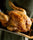 A whole roasted properly free range chicken