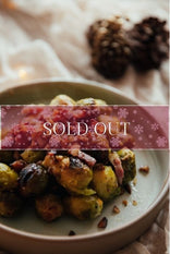 Sprouts with Bacon Lardons & Chestnut Crumb