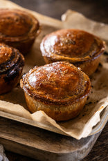 Wild Game Pies, Delivered frozen ready to cook