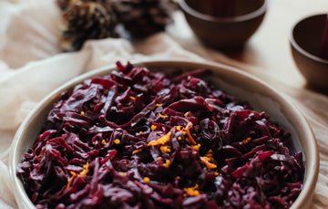Braised Red Cabbage with Port & Orange