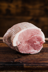 A native breed pork unsmoked cooked joint of ham