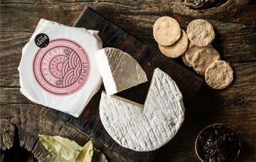 Sharpham Cheese Cremet Round | Pipers Farm | Artisan Handmade Award Winning Cheese Delivered Direct To Your Door | Ethical Sustainable Dairy