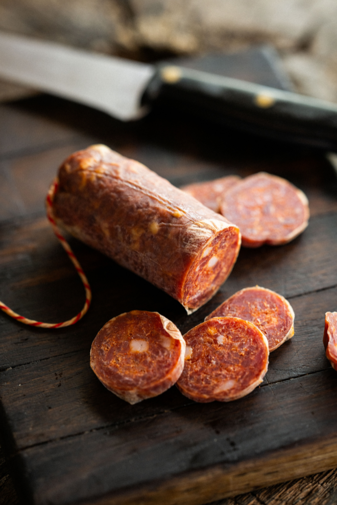 Somerset Charcuterie, Whole Somerset Cider Chorizo | Pipers Farm