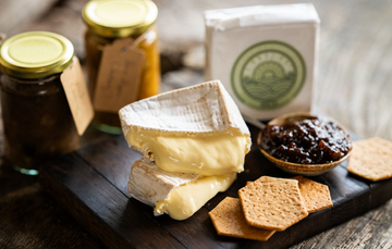 Sharpham Cheese, Brie Square | Pipers Farm | Artisan Handmade Award Winning Cheese Delivered Direct To Your Door | Ethical Sustainable Dairy