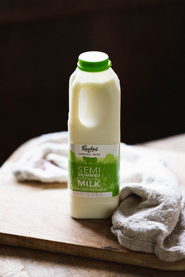 Riverford Dairy, Organic Grass-fed Semi-Skimmed Milk