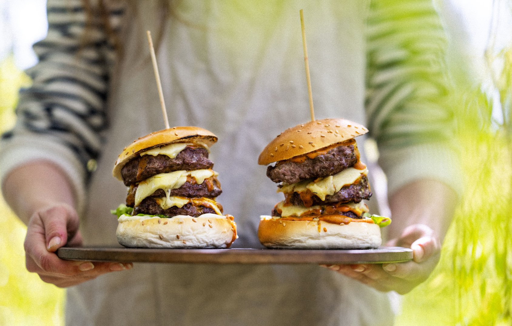 Blue Cheese & Red Onion Marmalade Beef Burger BBQ Meat Pipers Farm