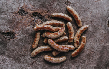 Natural Chipolata Cocktail Sausages are available from Pipers Farm