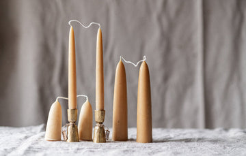 Hand Dipped Beeswax Candle, Large