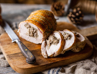 Turkey Breast stuffed with Sage and Onion