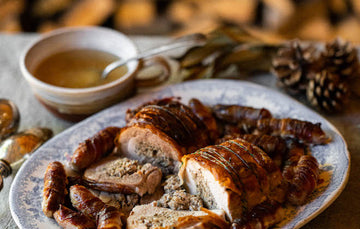 Properly Free Range Turkey Breast stuffed with Sage & Onion Sausagemeat Stuffing