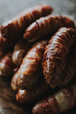 Enjoy our pigs in blankets