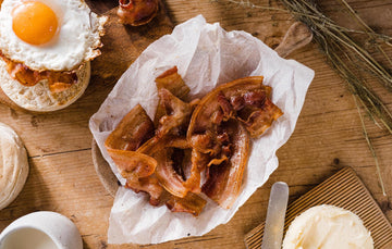 Enjoy Our Traditionally Cured Unsmoked Streaky Bacon for Breakfast