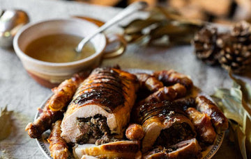 Properly Free Range Turkey Breast stuffed with Cranberry & Hazelnut Stuffing